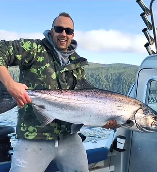 Massive Chinook from Port Renfrew waters